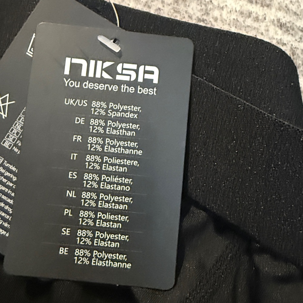 Men's Black Performance Pants - Picture 3 of 5